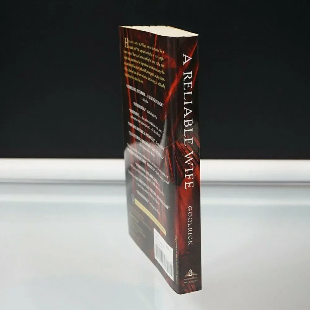 A Reliable Wife by Robert Goolrick 2010 Algonquin Books Trade Paperback